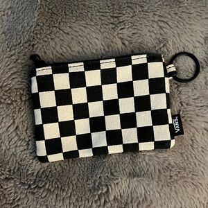 Vans Black and White Checkered pouch